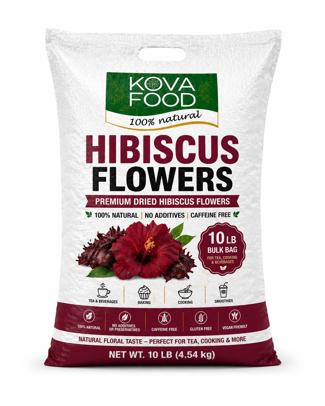 Kovafood Premium Dried Red Sorrel Leaves - Authentic West African Hibiscus Flower for Tea & Drinks, Zobo Leaves, Sorrel Leaves, 100% Natural - Image 11
