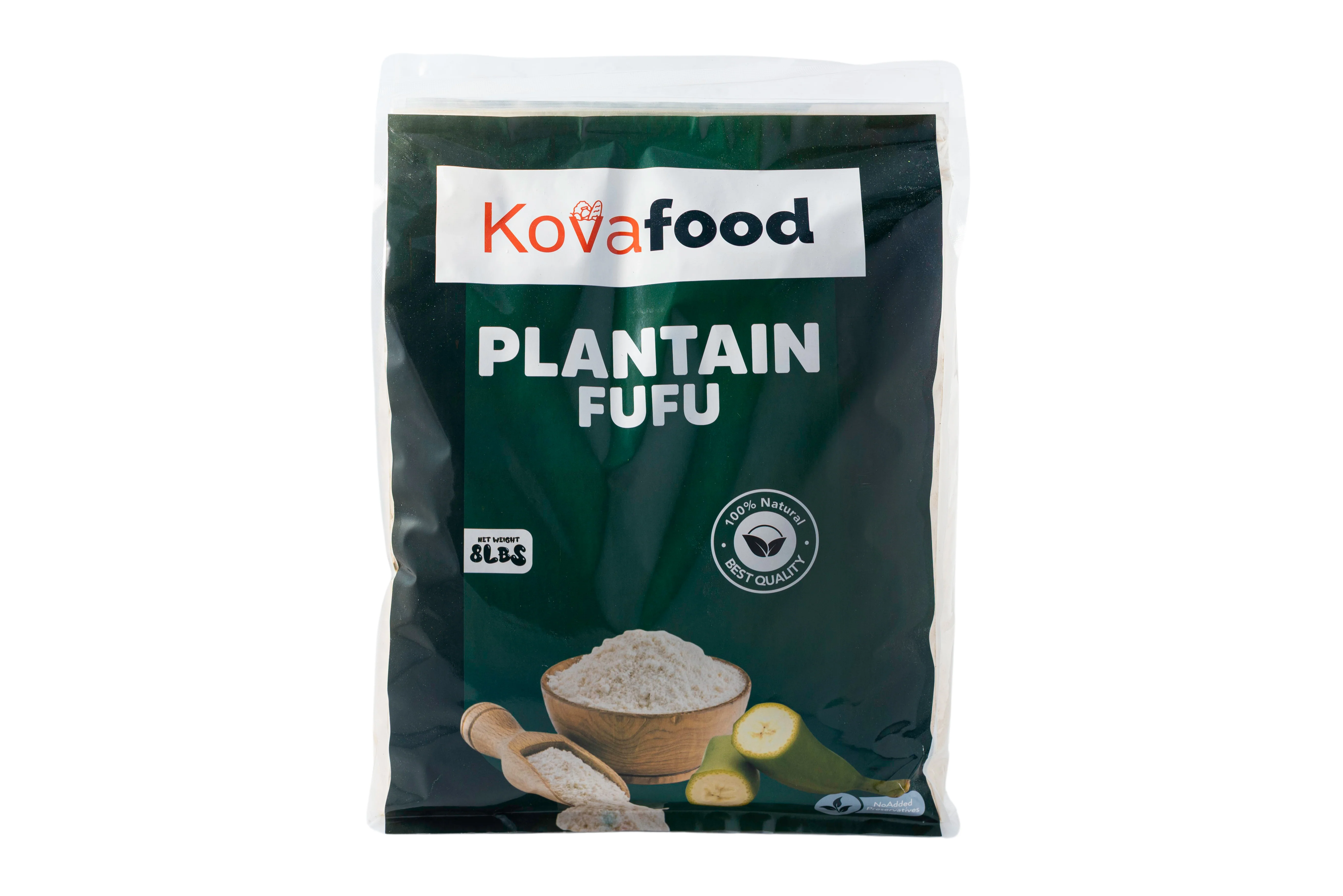 Kovafood Plantain Fufu / Dark Plantain Fufu/ Plantain Amala - Image 3